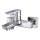 Cersanit S951-006 - Robinet de baignoire MILLE chrome brillant