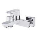 Cersanit S951-008 - Robinet de baignoire MILLE blanc/chrome brillant