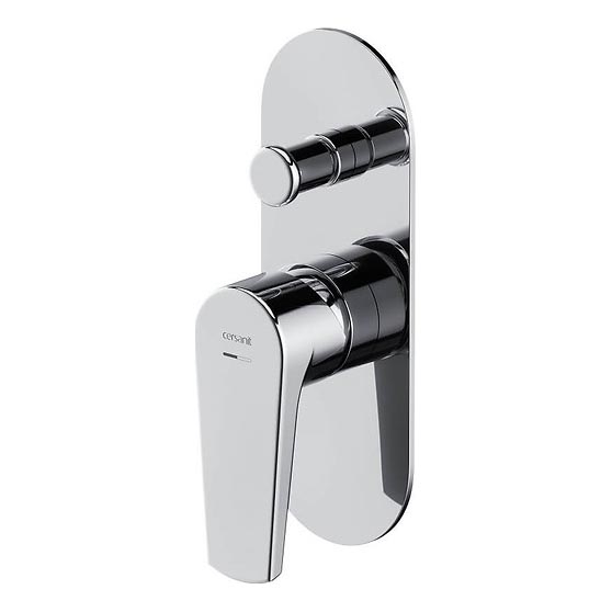 Cersanit S951-338 - Rubinetto doccia per installazione a scomparsa MODUO cromo lucido