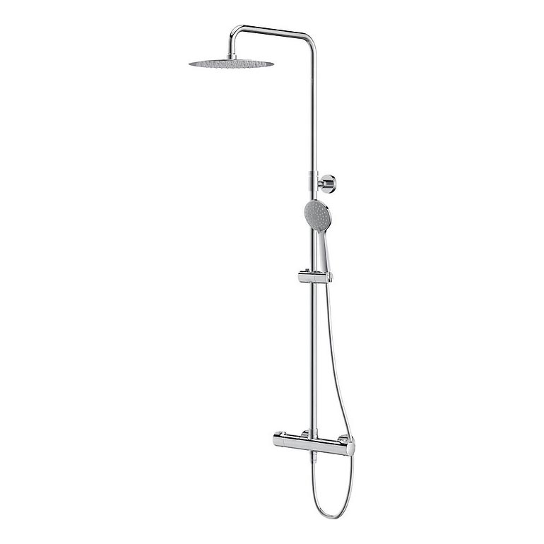 Cersanit S951-340 - Set doccia con rubinetto termostatico CITY cromo lucido