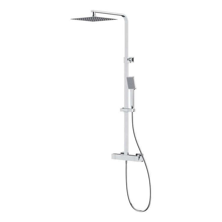 Cersanit S951-341 - Set doccia con rubinetto termostatico CITY cromo lucido