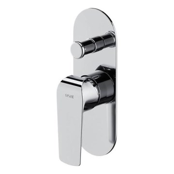 Cersanit S951-345 - Duscharmatur für Unterputzinstallation CITY glänzendes Chrom