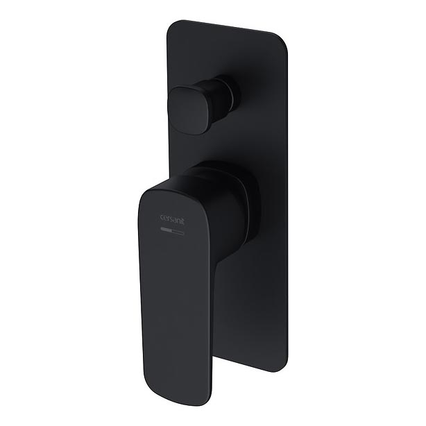 Cersanit S951-373 - Robinet de douche pour une installation encastrée LARGA noir