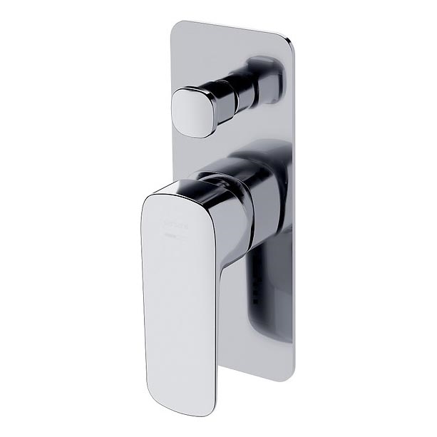 Cersanit S951-374 - Robinet de douche pour une installation encastrée LARGA chrome brillant