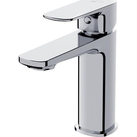 Cersanit S951-388 - Robinet de lavabo LARGA 16,3 cm chrome brillant