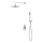Cersanit S952-012 - Colonne de douche avec robinetterie encastrée MILLE chrome brillant