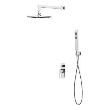 Cersanit S952-012 - Dusch-Set mit Unterputz-Armatur MILLE glänzendes Chrom