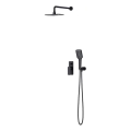 Cersanit S952-031 - Duschset mit Unterputzarmatur LARGA in Schwarz