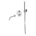 Cersanit S952-034 - Ensemble baignoire avec robinet thermostatique encastré ZEN chrome brillant