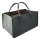 Cestino in feltro con manici 27x50 cm grigio
