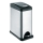 Cestino per rifiuti 8 l nero/acciaio inox