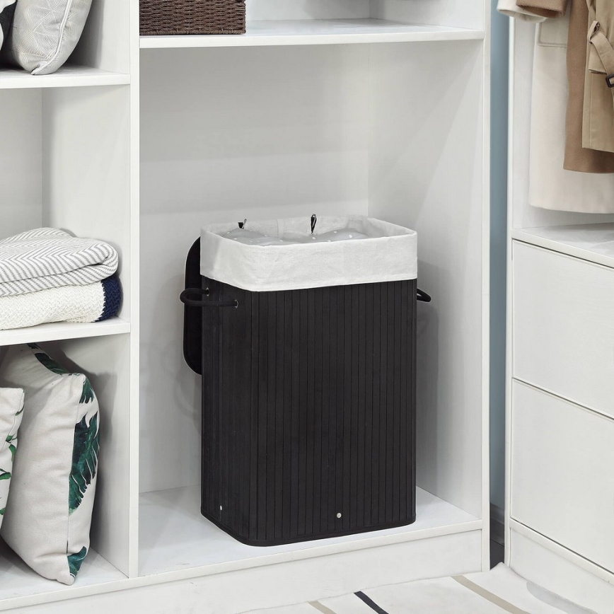 Cestino porta biancheria GUS nero