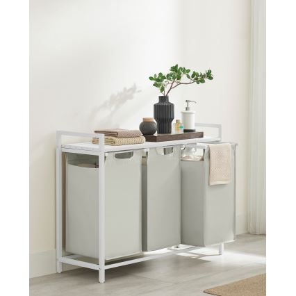 Cesto per il bucato REX bianco