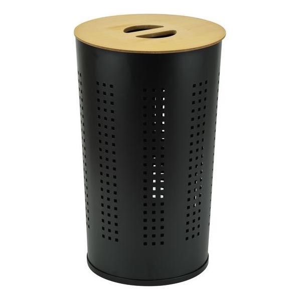 Cesto per la biancheria 46 l nero
