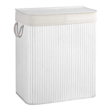 Cesto per la biancheria GUS bianco