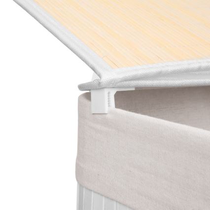 Cesto per la biancheria GUS bianco