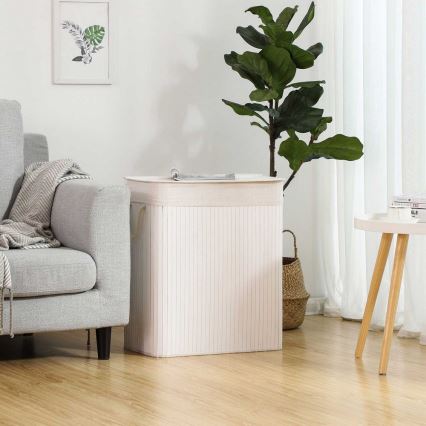 Cesto per la biancheria GUS bianco