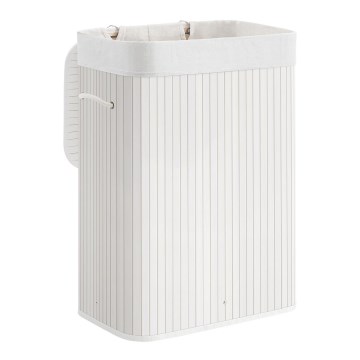 Cesto porta biancheria GUS bianco