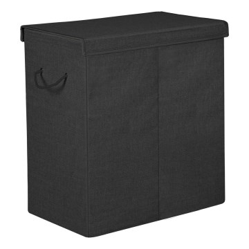 Cesto porta biancheria NASH nero