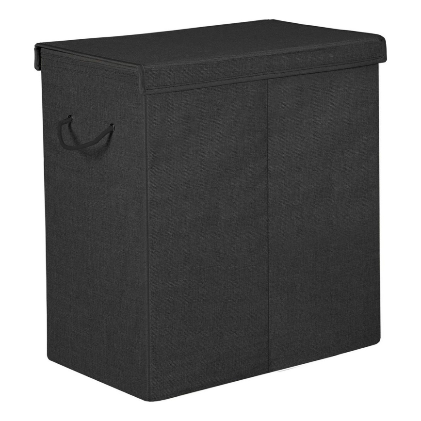 Cesto porta biancheria NASH nero