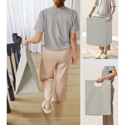 Cesto porta biancheria REX bianco