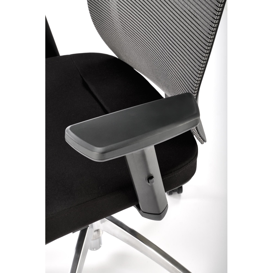 Chaise de bureau ELMIR noire/grise