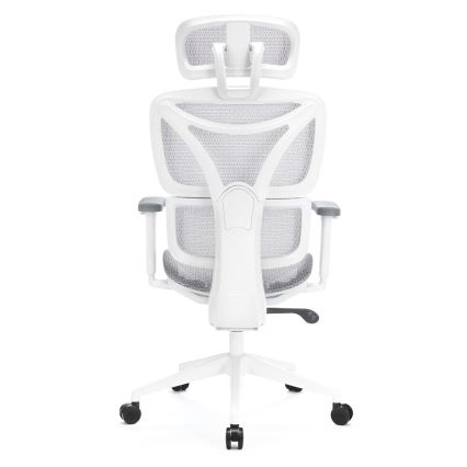 Chaise de bureau ergonomique LEVANO gris/blanc/noir