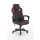 Chaise de bureau HELO noire/rouge