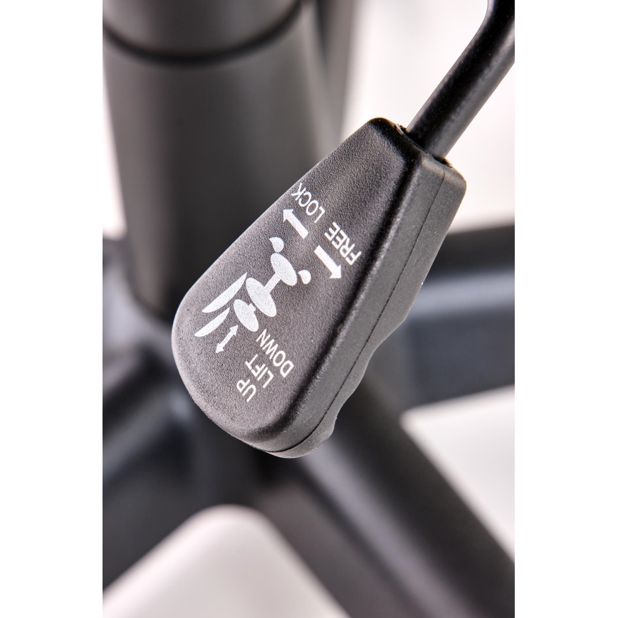 Chaise de bureau KENU noire/rouge