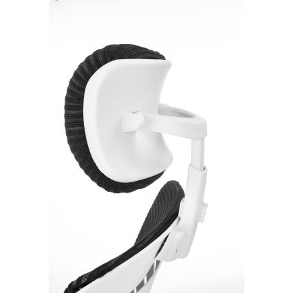 Chaise de bureau MIRI noire/blanche