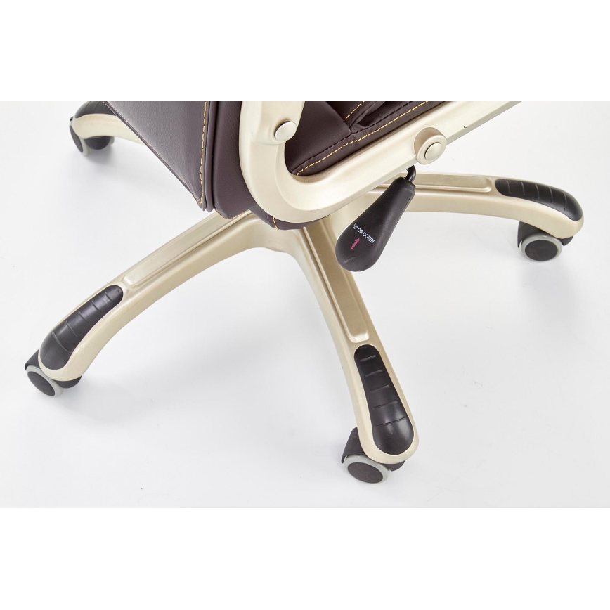 Chaise de bureau PINU brun foncé