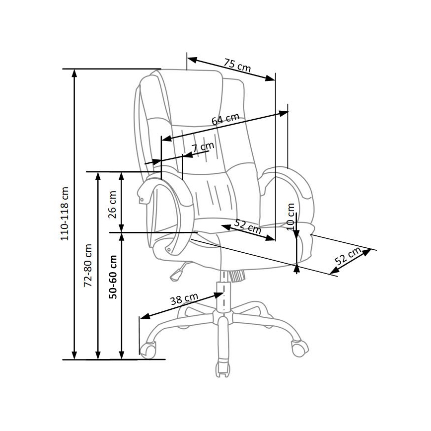 Chaise de bureau SELO beige