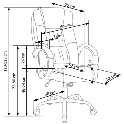 Chaise de bureau SELO grise