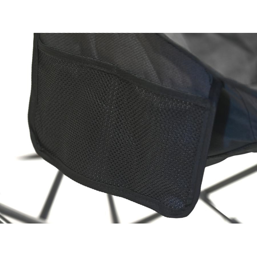 Chaise de camping pliable gris