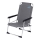 Chaise de camping pliable gris