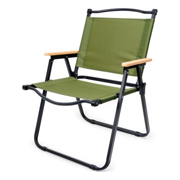 Chaise de camping pliable vert