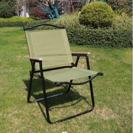 Chaise de camping pliable vert