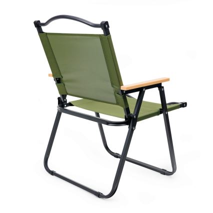 Chaise de camping pliable vert