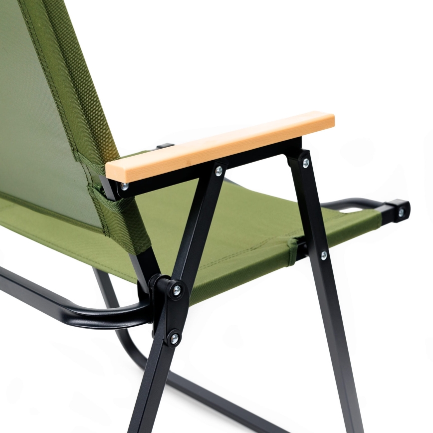 Chaise de camping pliable vert