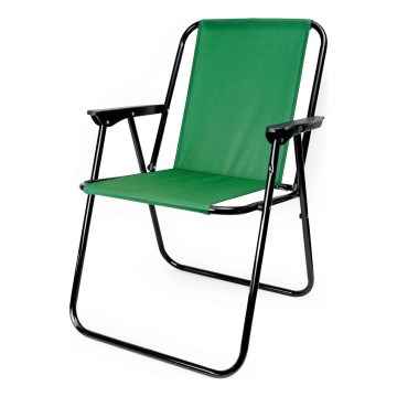 Chaise de camping pliable vert
