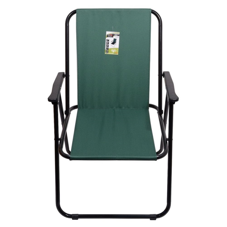 Chaise de camping pliante vert