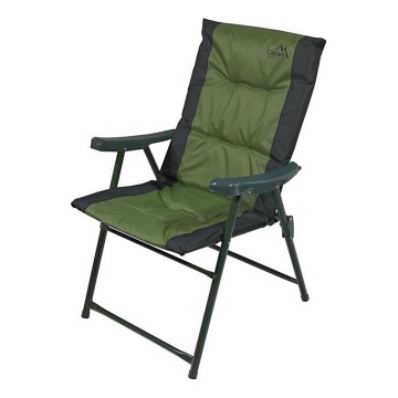 Chaise de camping pliante verte