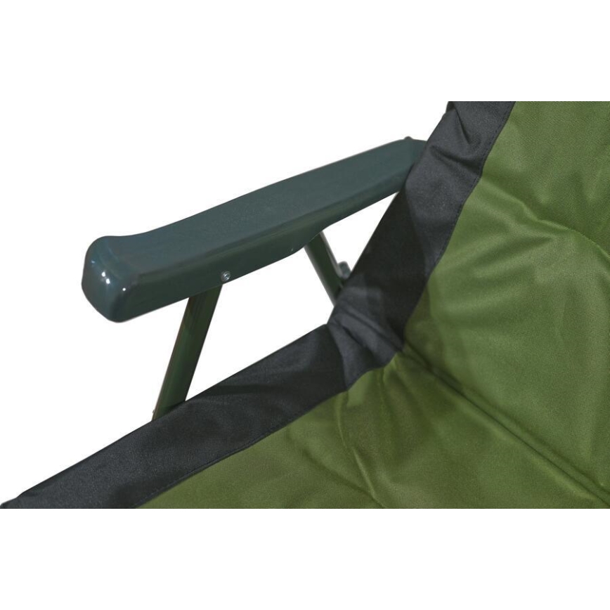 Chaise de camping pliante verte
