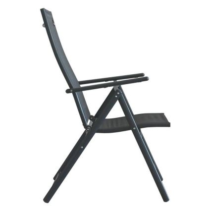 Chaise de jardin pliante grise
