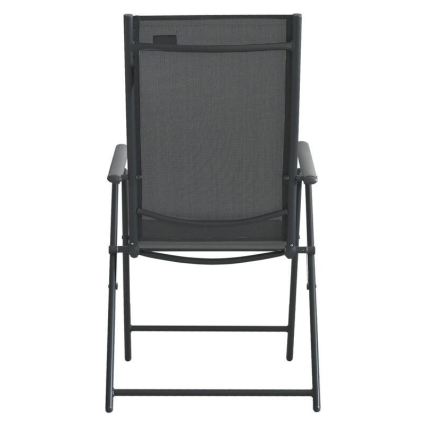 Chaise de jardin pliante grise