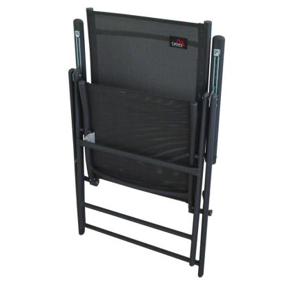 Chaise de jardin pliante grise