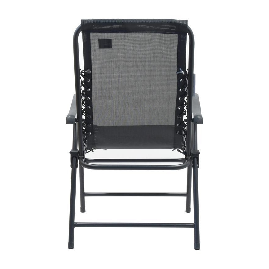 Chaise de jardin pliante noire