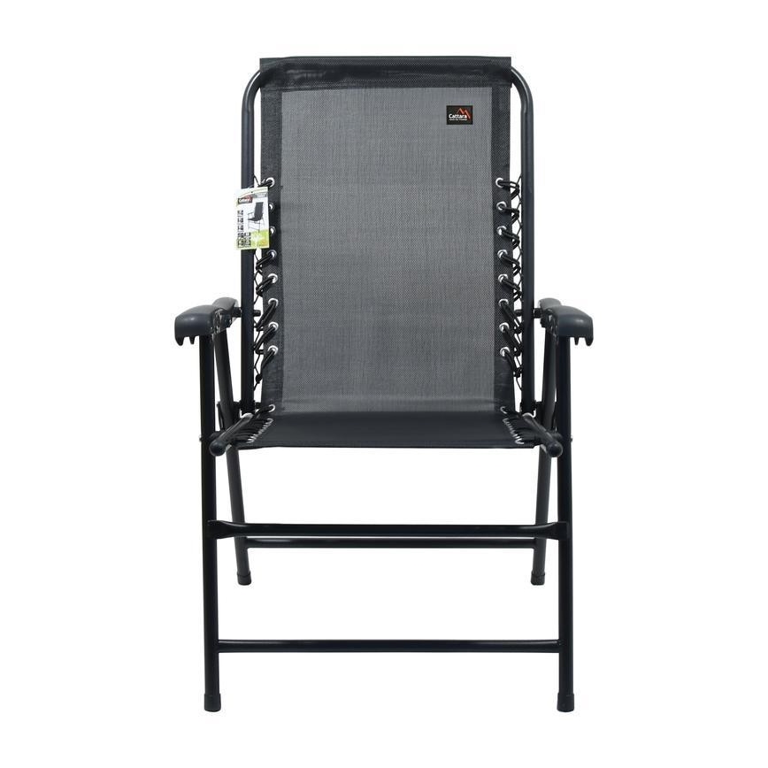 Chaise de jardin pliante noire