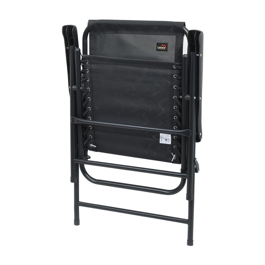 Chaise de jardin pliante noire