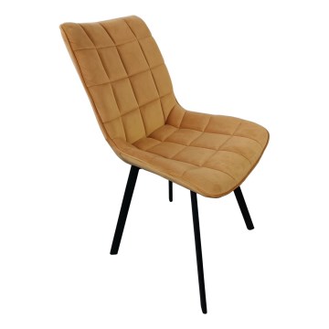 Chaise de salle à manger ADINA jaune